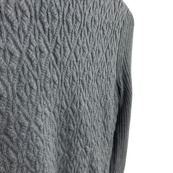 Cozy Minimalist‎ Asymmetrical Zip Sweater Jacket Victoria’s Secret Gray XS - Picture 3 of 7